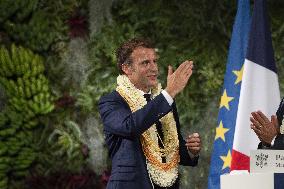 Emmanuel Macron - speech - Papeete