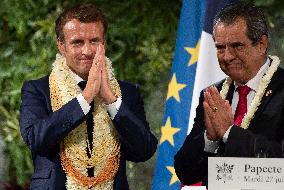 Emmanuel Macron - speech - Papeete