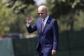 Biden departs White House for Pennsylvania