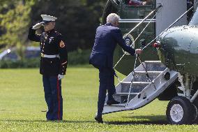 Biden departs White House for Pennsylvania