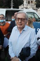 Demonstration Against The Mandatory Green Pass - Rome