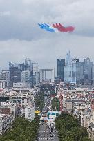 Aerial Practice Session Prior To July 14 Bastille Day Parade - Paris