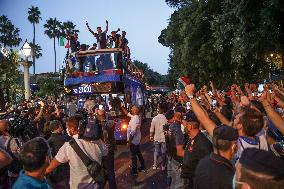 Azzurri Victory Parade - Rome