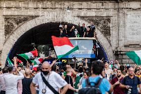 Azzurri Victory Parade - Rome