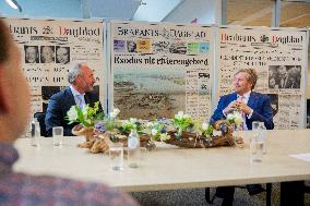 King Willem-Alexander Visits Brabants Dagblad - Netherlands