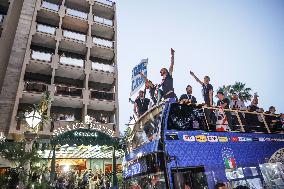 Azzurri Victory Parade - Rome