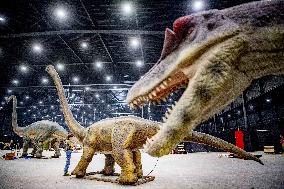 Dinosaur Expo Set Up - Netherlands