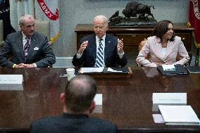 President Biden Meets With Governors And Mayors - Washington