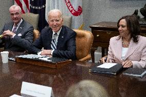 President Biden Meets With Governors And Mayors - Washington