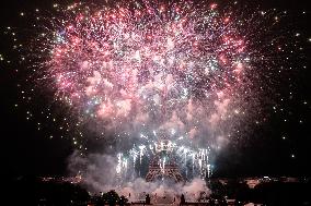 Eiffel Tower Fireworks - Paris