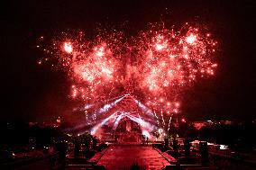 Eiffel Tower Fireworks - Paris