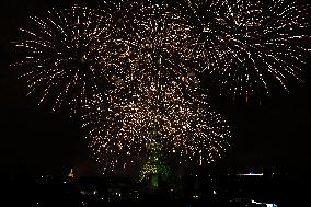 Eiffel Tower Fireworks - Paris