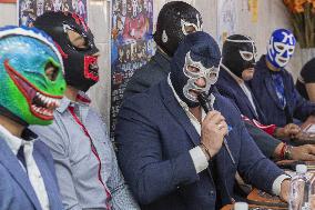Wrestling Event Press Conference - Mexico