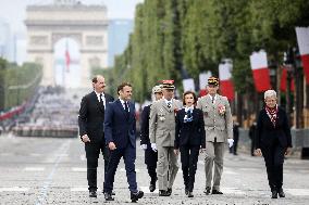 Bastille Day - President Macron Reviews Troops