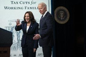 President Biden speaks on child tax credit