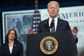 President Biden speaks on child tax credit