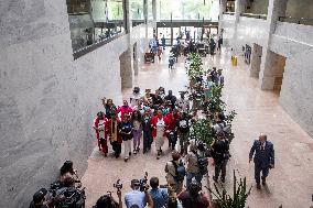 Protest For Voting Rights At The Senate - Washington