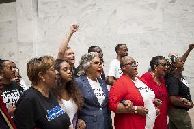 Protest For Voting Rights At The Senate - Washington