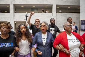 Protest For Voting Rights At The Senate - Washington