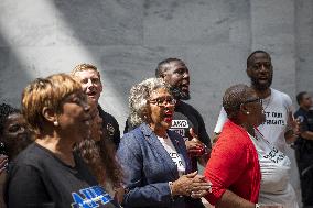 Protest For Voting Rights At The Senate - Washington