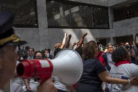 Protest For Voting Rights At The Senate - Washington