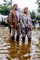 Royals Visit Those Affected By Floods - Netherlands