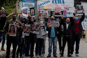 S.O.S Cuba Protest In Colombia