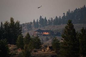 Smoke From Wildfires Burning In The Area Hangs In The Air - B.C