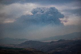 Tremont Creek Wildfire Burning In BC - Canada