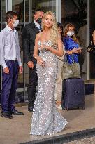 Cannes - Anna Hiltrop At Hotel Martinez