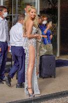 Cannes - Anna Hiltrop At Hotel Martinez