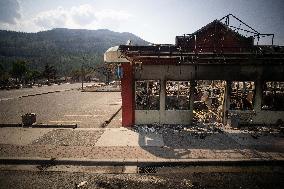 Wildfire Damages In Lytton - British Colombia