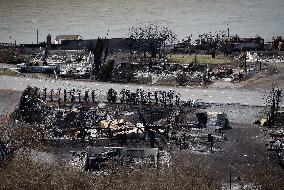 Wildfire Damages In Lytton - British Colombia