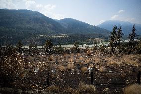 Wildfire Damages In Lytton - British Colombia