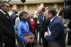 Jean Castex visits Chene Pointu quarter - Clichy-sous-Bois