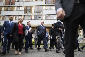 Jean Castex visits Chene Pointu quarter - Clichy-sous-Bois