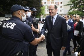 Jean Castex visits Chene Pointu quarter - Clichy-sous-Bois