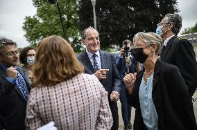 Jean Castex visits Chene Pointu quarter - Clichy-sous-Bois