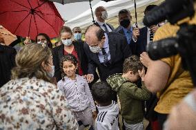 Jean Castex visits Chene Pointu quarter - Clichy-sous-Bois