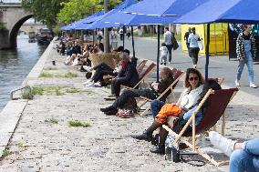 Anne Hidalgo launches Paris Plage 2021