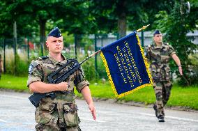 Rehearsal For The July 14 Parade - Versailles