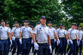 Rehearsal For The July 14 Parade - Versailles