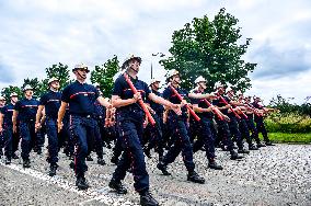 Rehearsal For The July 14 Parade - Versailles