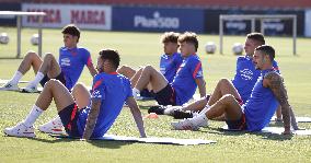 Atletico De Madrid Training Session