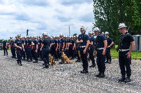 Rehearsal For The July 14 Parade - Versailles