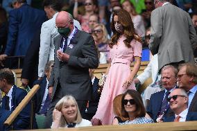 Duchess of Cambridge At Wimbledon Mens Final