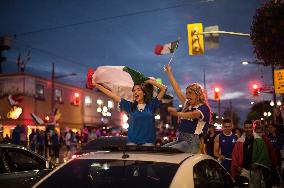 Italians Celebrate Euro 2020 Title - Canada