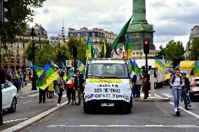 Demonstration Against Anti-Kabyle Racism in Algeria - Paris