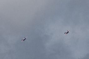 Aerial Practice Session Prior To July 14 Bastille Day Parade - Paris