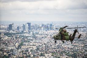 Aerial Practice Session Prior To July 14 Bastille Day Parade - Paris